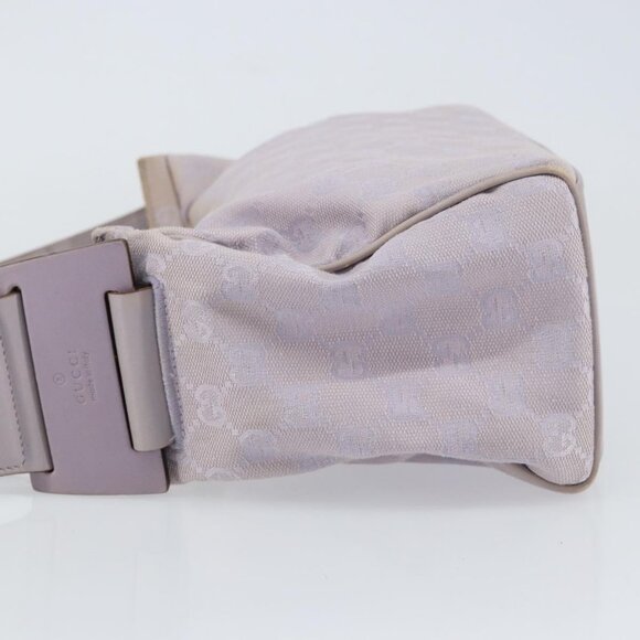 Authentic GUCCI GG Canvas Shoulder Bag Purple Gold 92699 - Picture 12 of 16